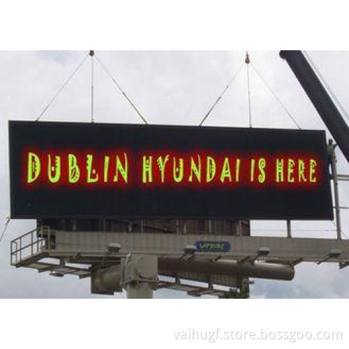 P12.5 Tricolor Outdoor LED Signs Programmable LED Electroni